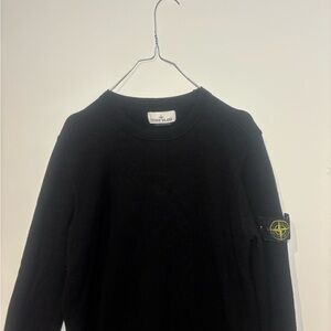 Stone Island Charcoal Knit Sweater